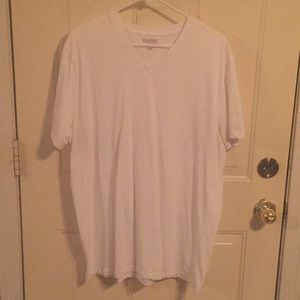Simple White V-Neck